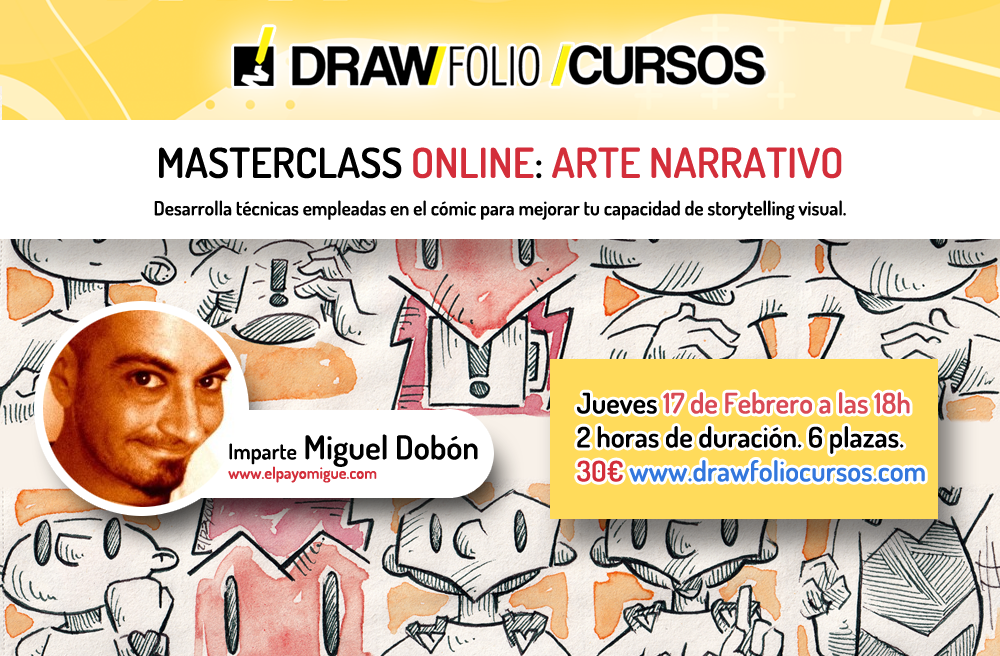 Masterclass online de Arte Narrativo con Miguel Dobón