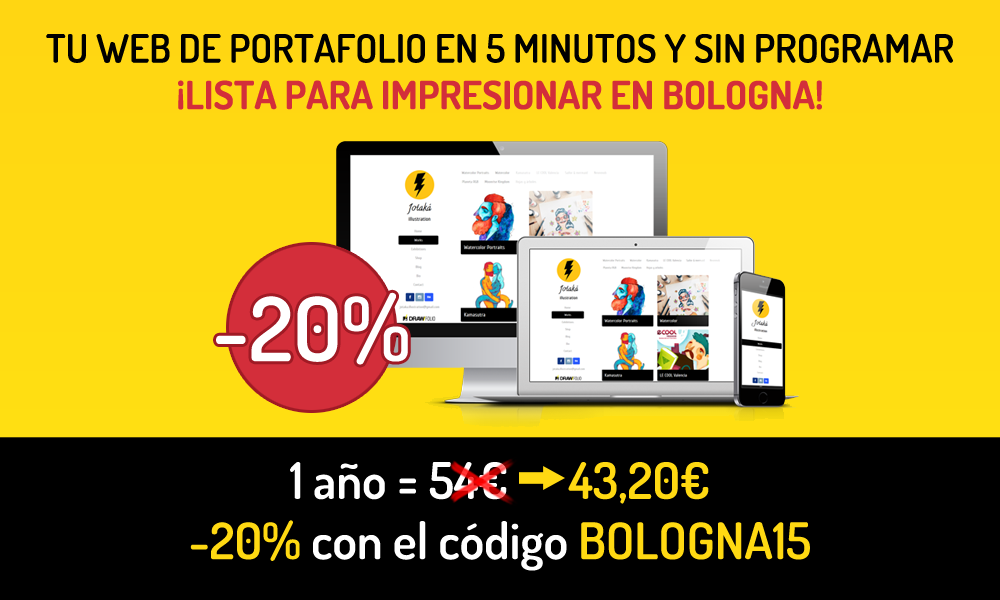 20% descuento para tener tu web en la Feria de Bologna