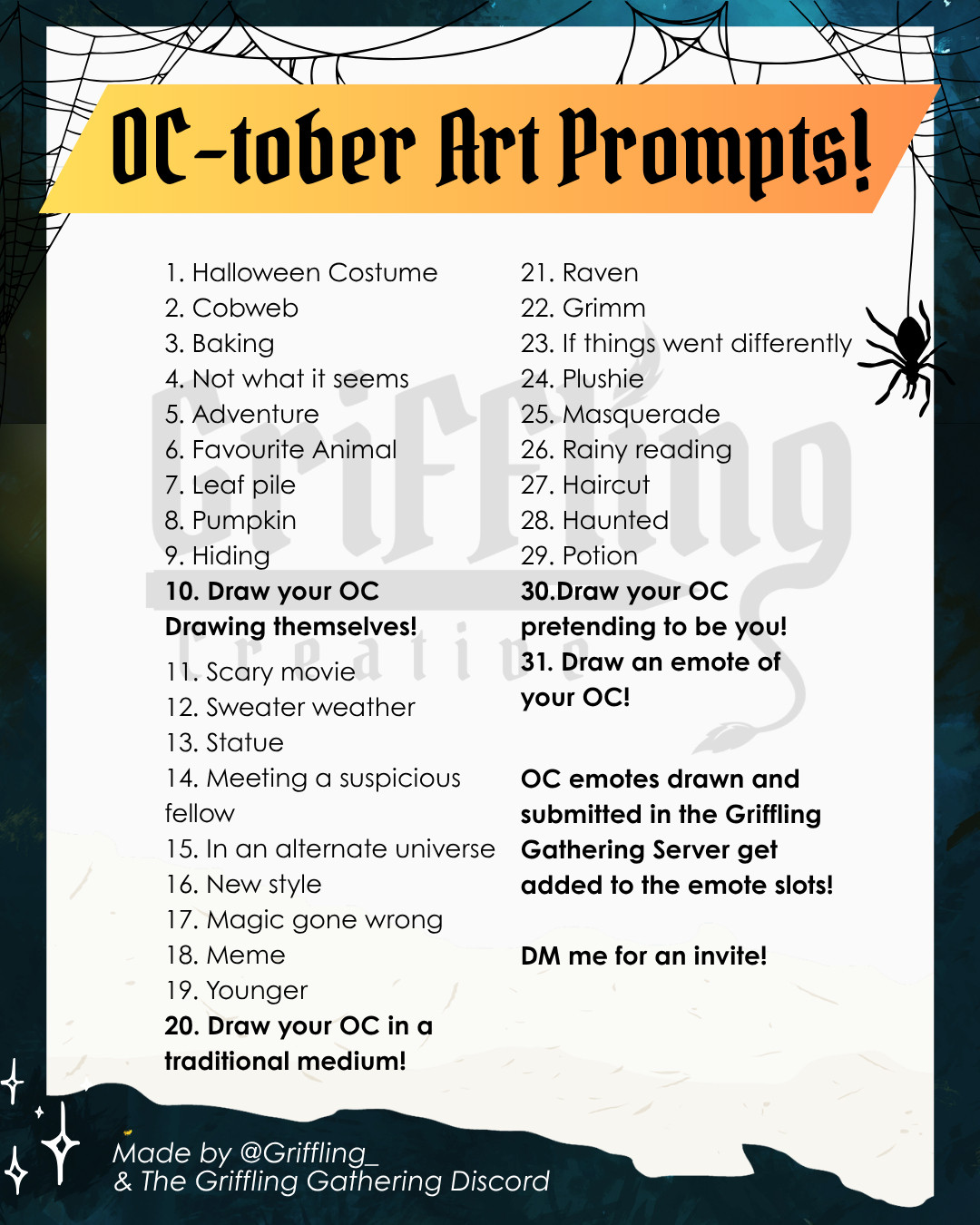 Etiqueta tus trabajos de #Drawtober2025"