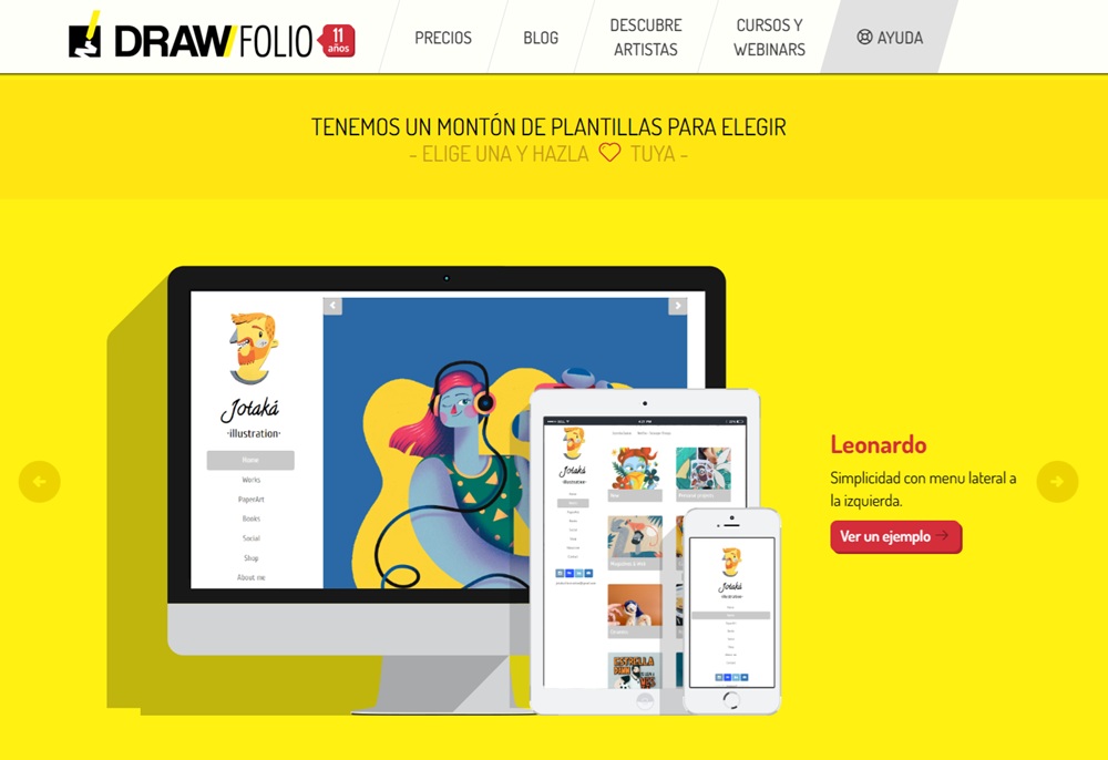 Ejemplos en vivo de todos nuestros diseños