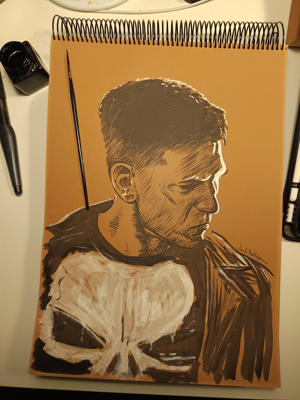 Ilustración ganadora de #drawtober2025