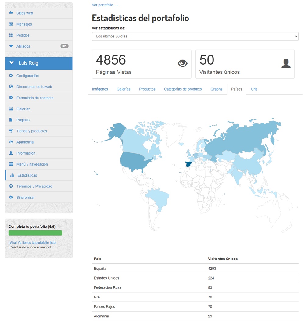 Información geográfica en Estadísticas