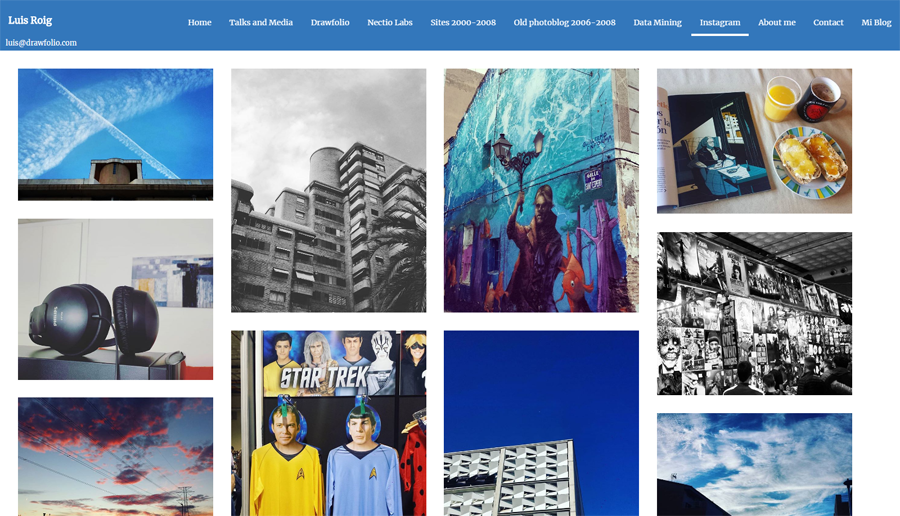 Better instagram galleries in your portfolio website