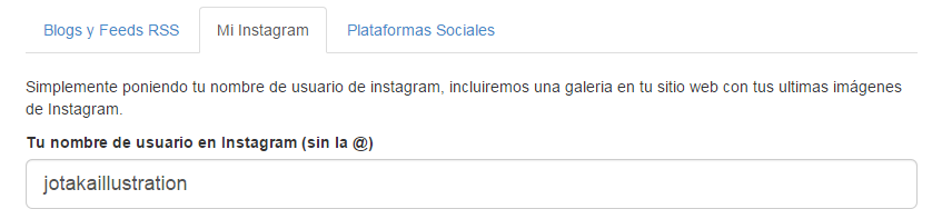Integración con Instagram
